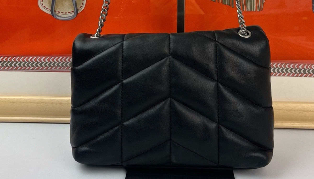Saint Laurent - Loulou Puffer - Leather - Black - (small)