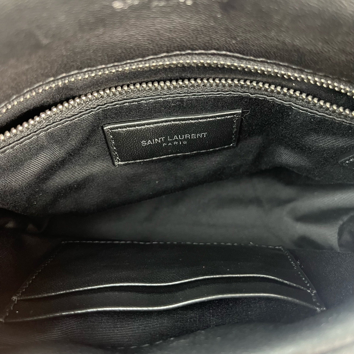 Saint Laurent - Loulou Puffer - Leather - Black - (small)