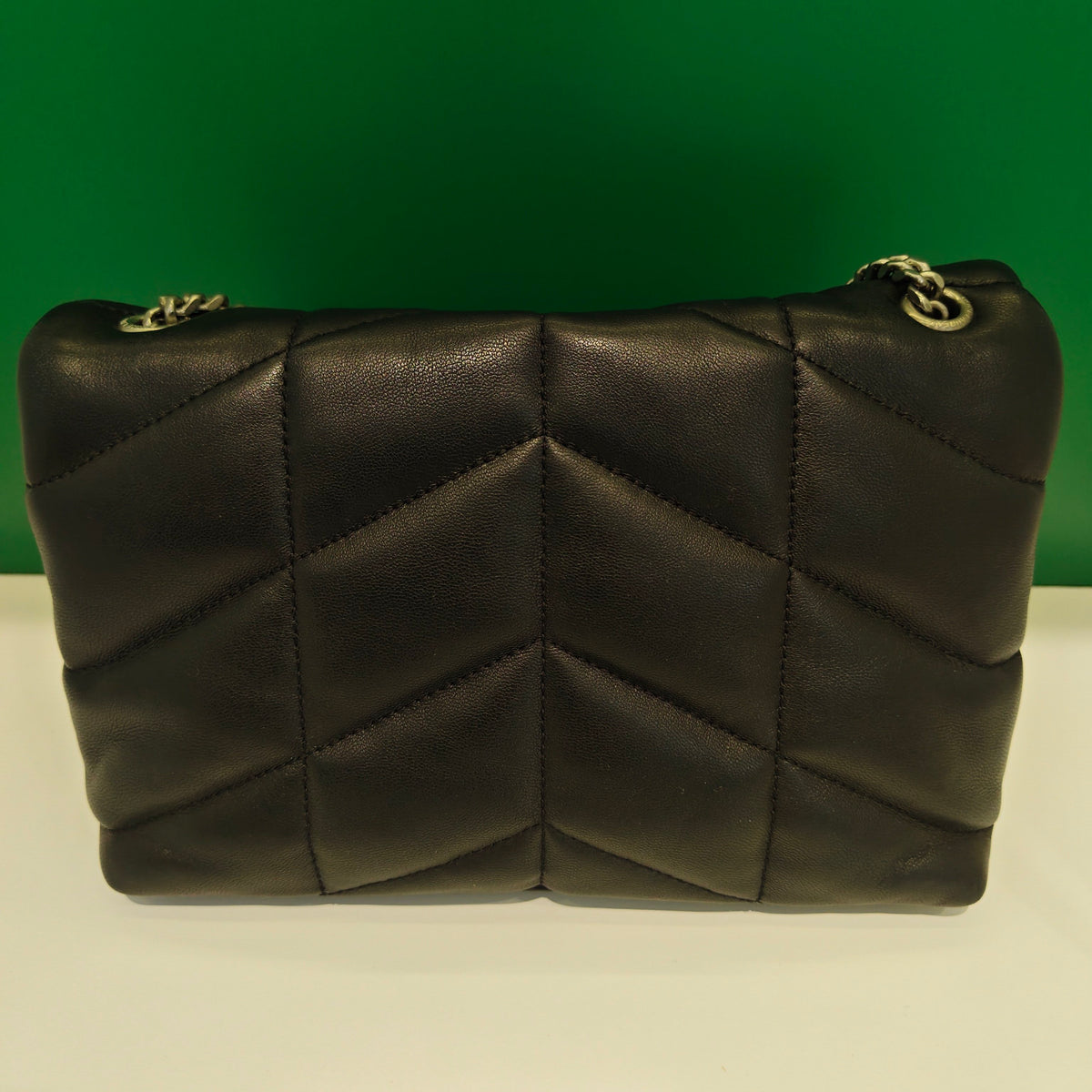 Saint Laurent - Loulou Puffer - Leather - Black - (small)