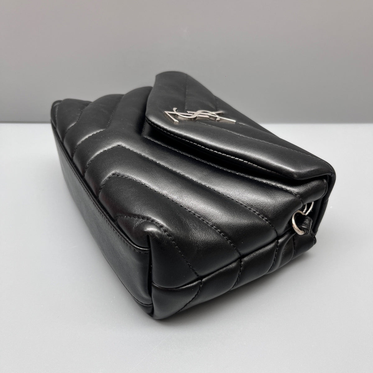 Saint Laurent - Loulou Puffer Mini Bag - Leather - Black - (mini)
