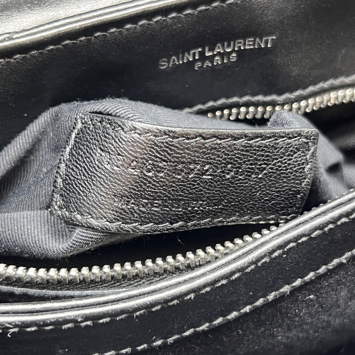 Saint Laurent - Loulou Puffer Mini Bag - Leather - Black - (mini)