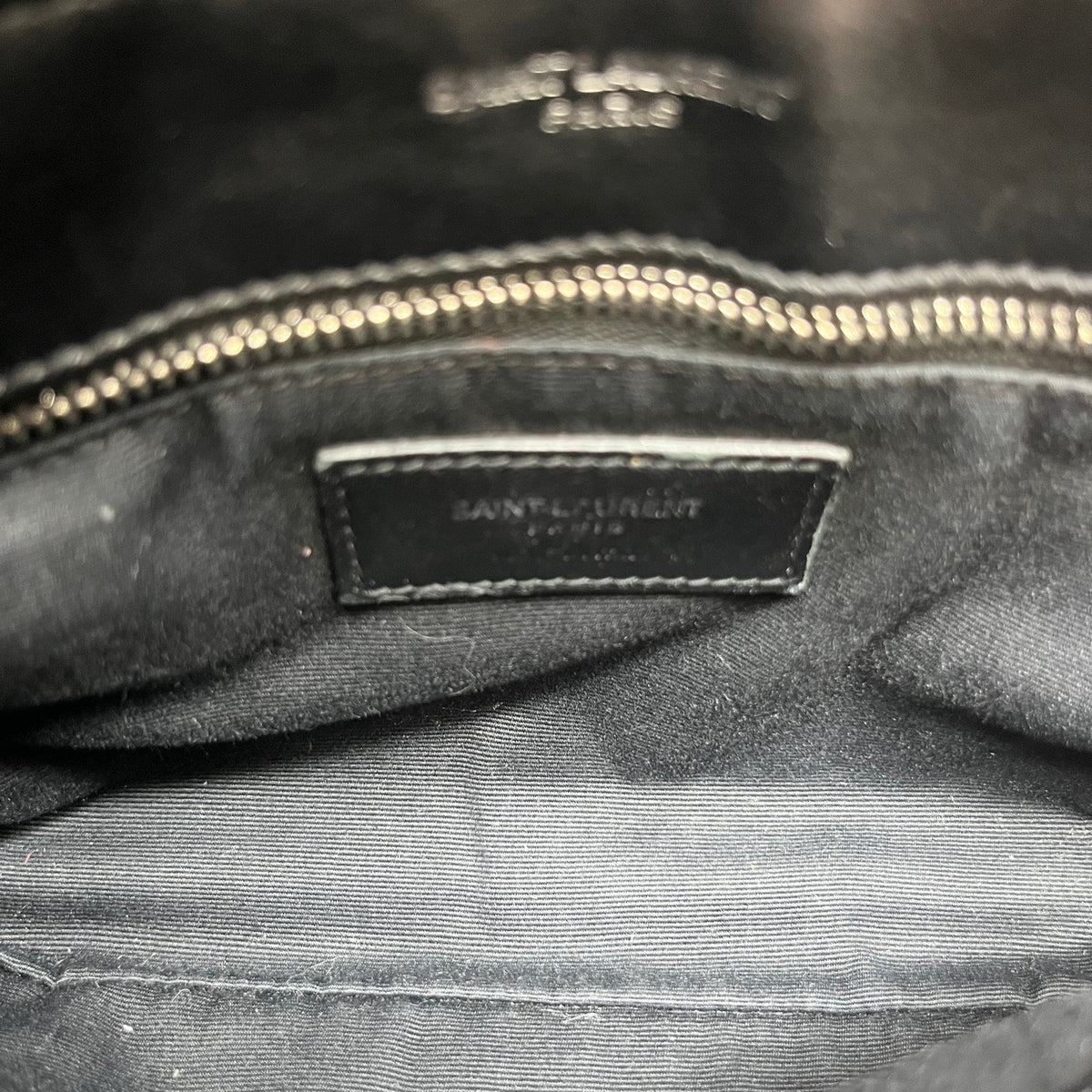Saint Laurent - Loulou Puffer Mini Bag - Leather - Black - (mini)