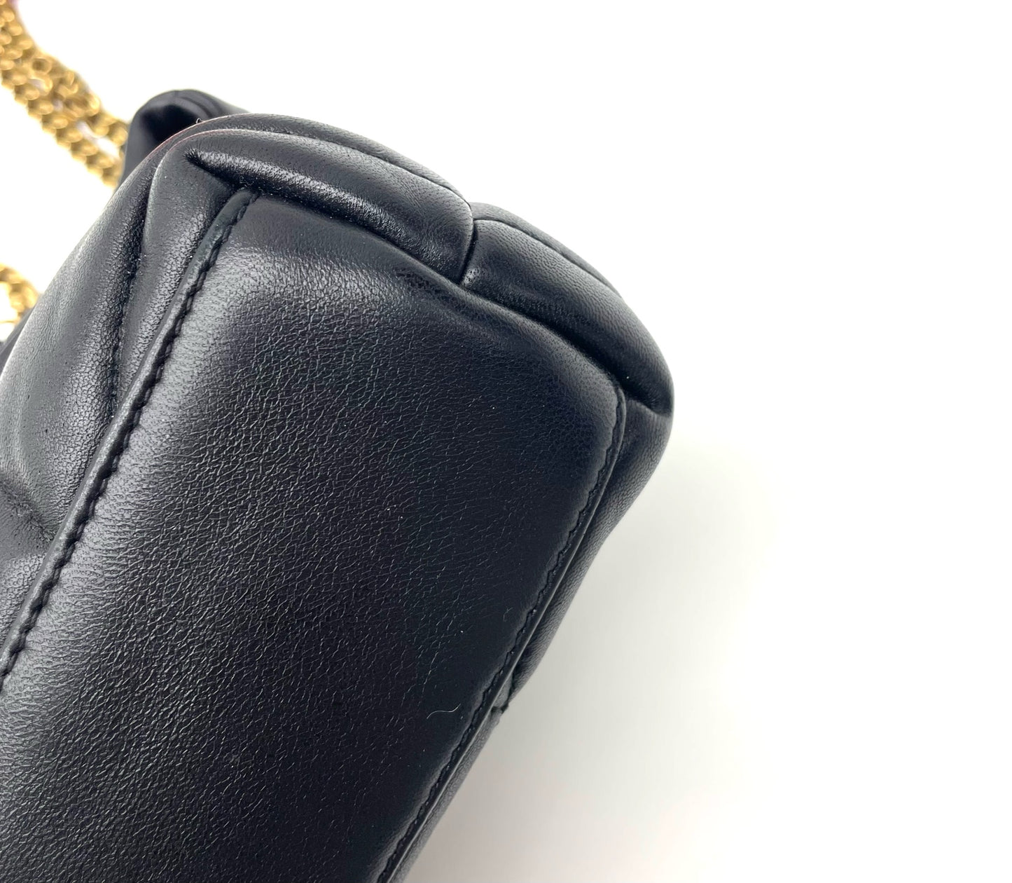Saint Laurent - Loulou Puffer Mini - Leather - Black - (mini)