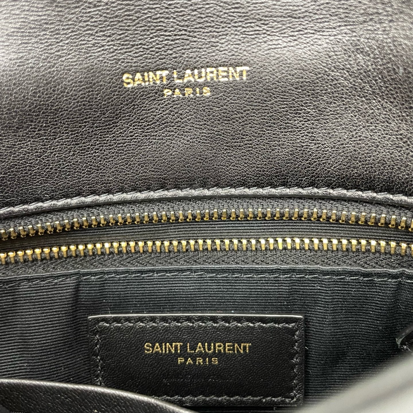 Saint Laurent - Loulou Puffer Mini - Leather - Black - (mini)