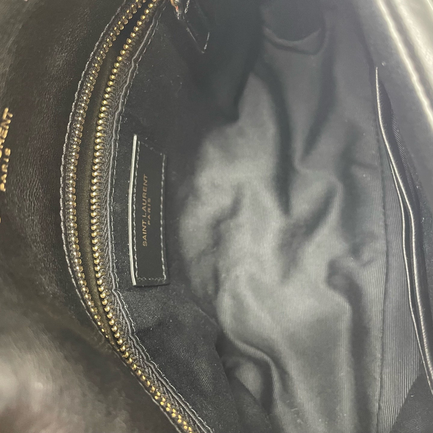 Saint Laurent - Loulou Puffer Mini - Leather - Black - (mini)