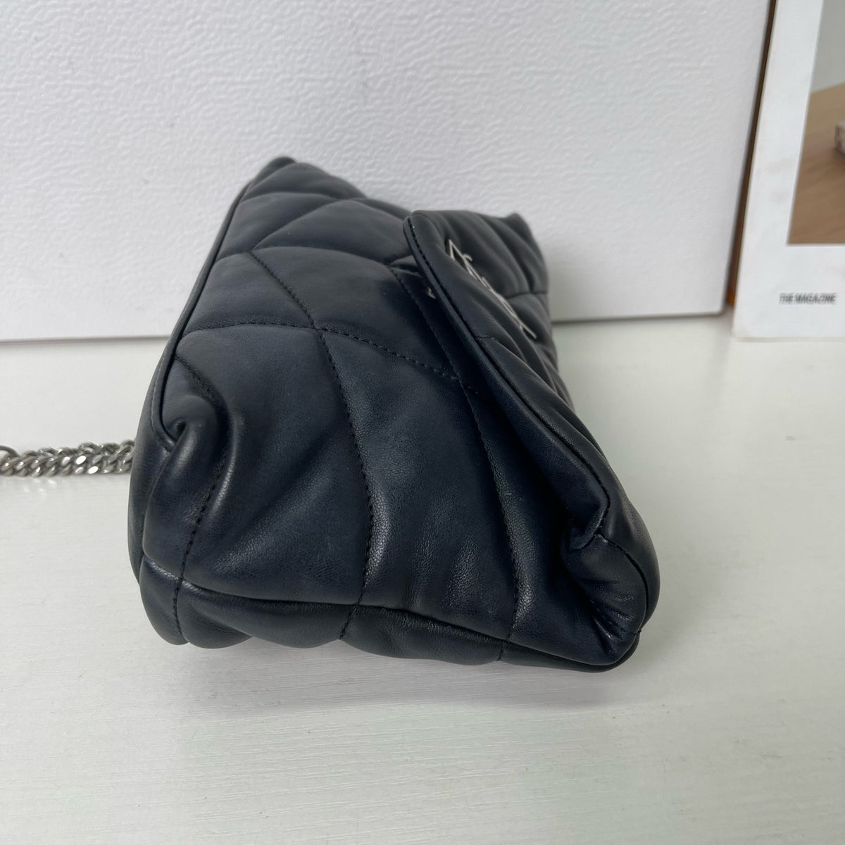 Saint Laurent - Loulou Puffer Small - Leather - Black - (Small)
