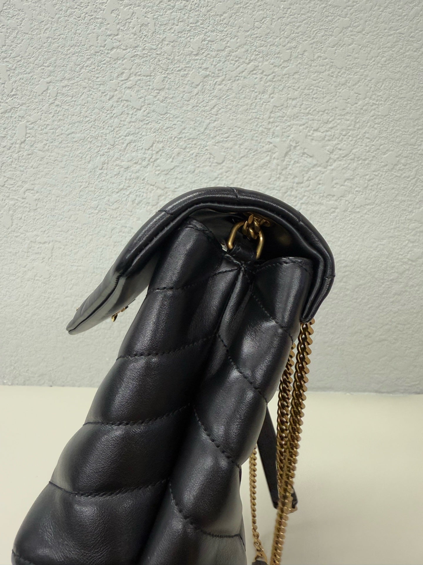 Saint Laurent - Loulou Small Bag - Leather - Black - (Small)