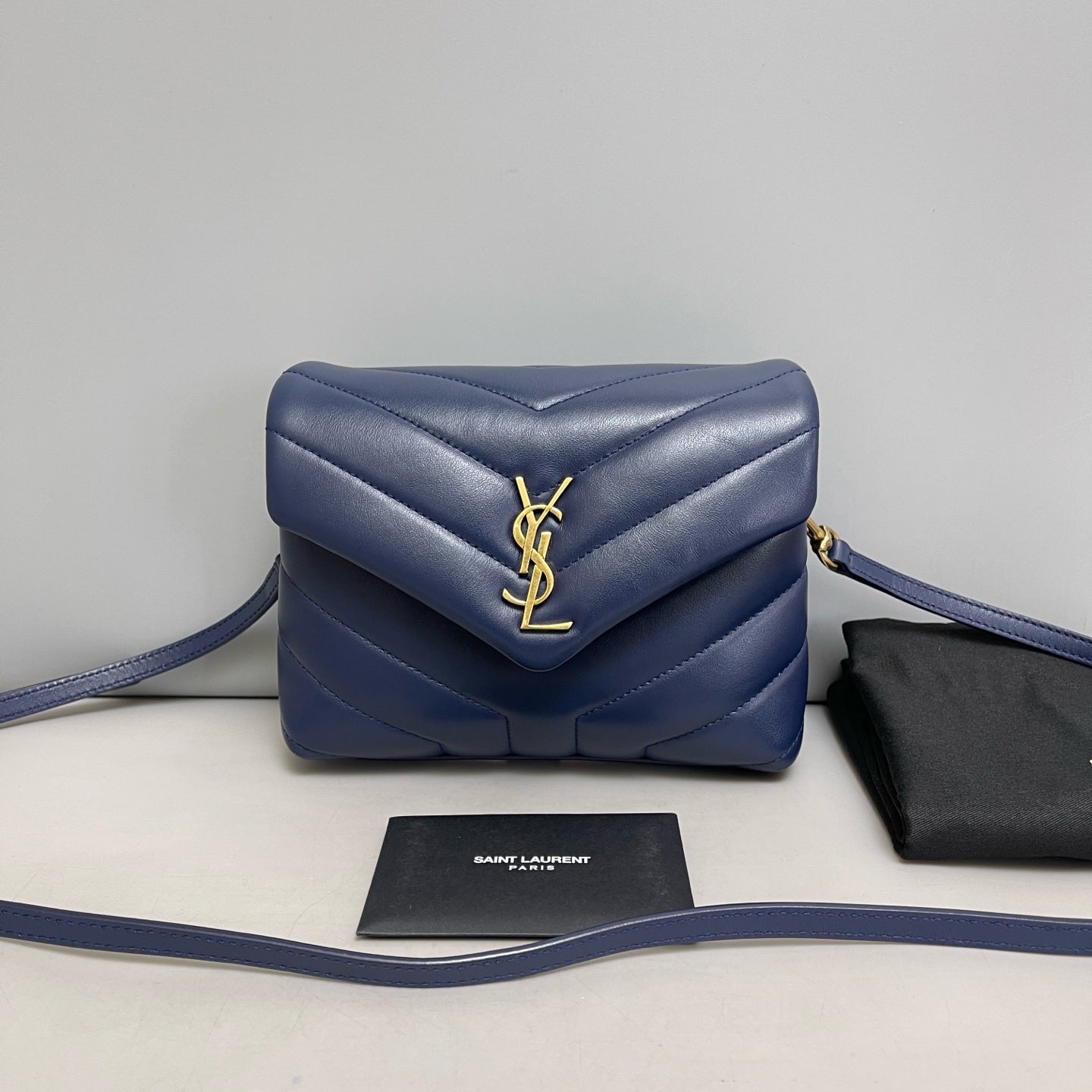 Saint Laurent - Loulou Toy - Leather - Blue - (mini)