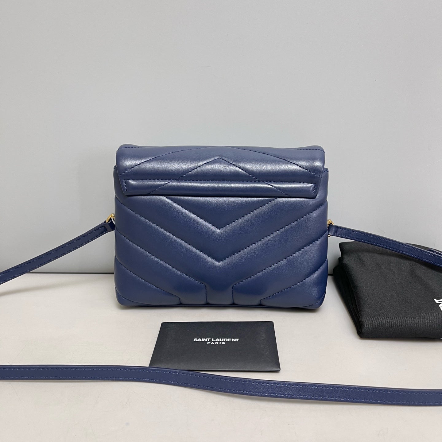 Saint Laurent - Loulou Toy - Leather - Blue - (mini)