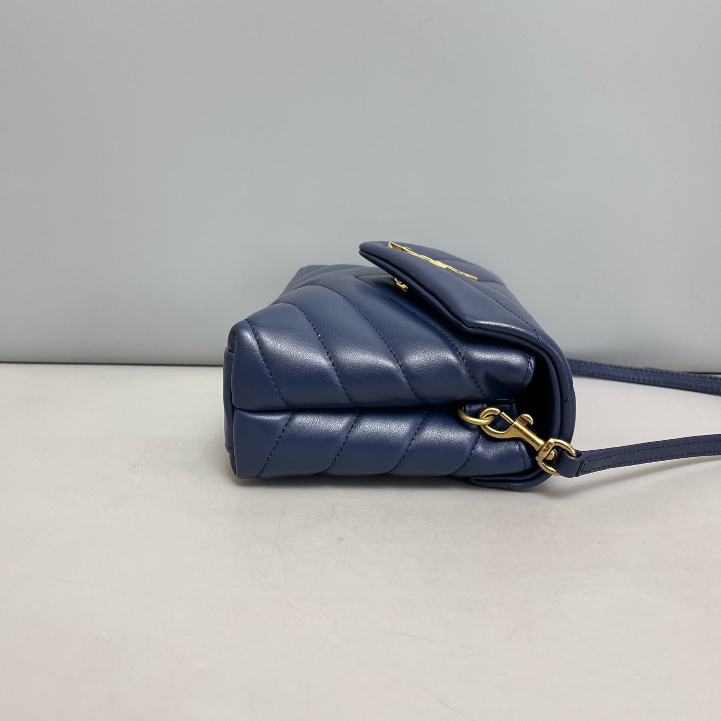 Saint Laurent - Loulou Toy - Leather - Blue - (mini)