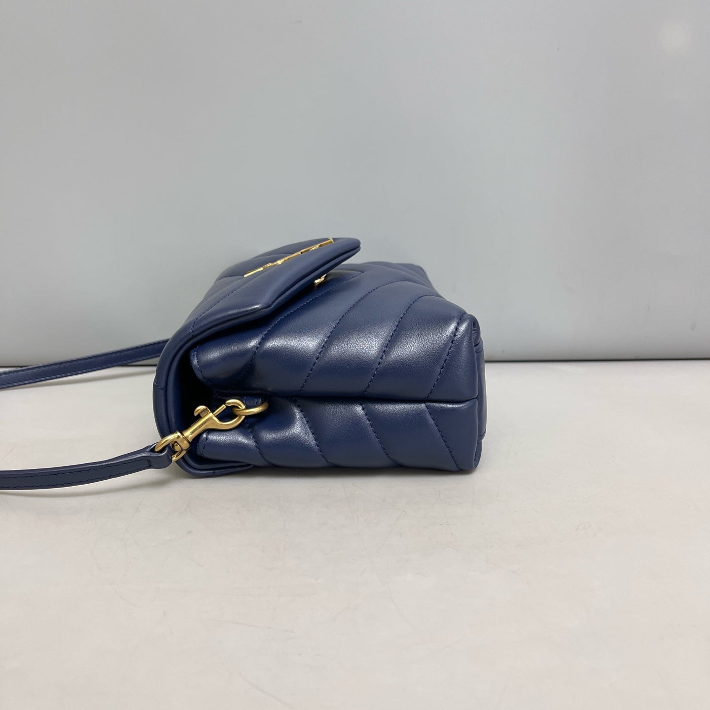 Saint Laurent - Loulou Toy - Leather - Blue - (mini)