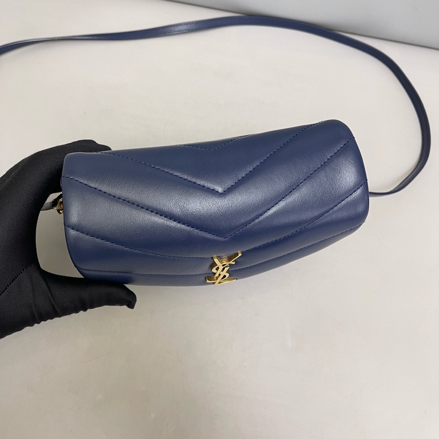 Saint Laurent - Loulou Toy - Leather - Blue - (mini)