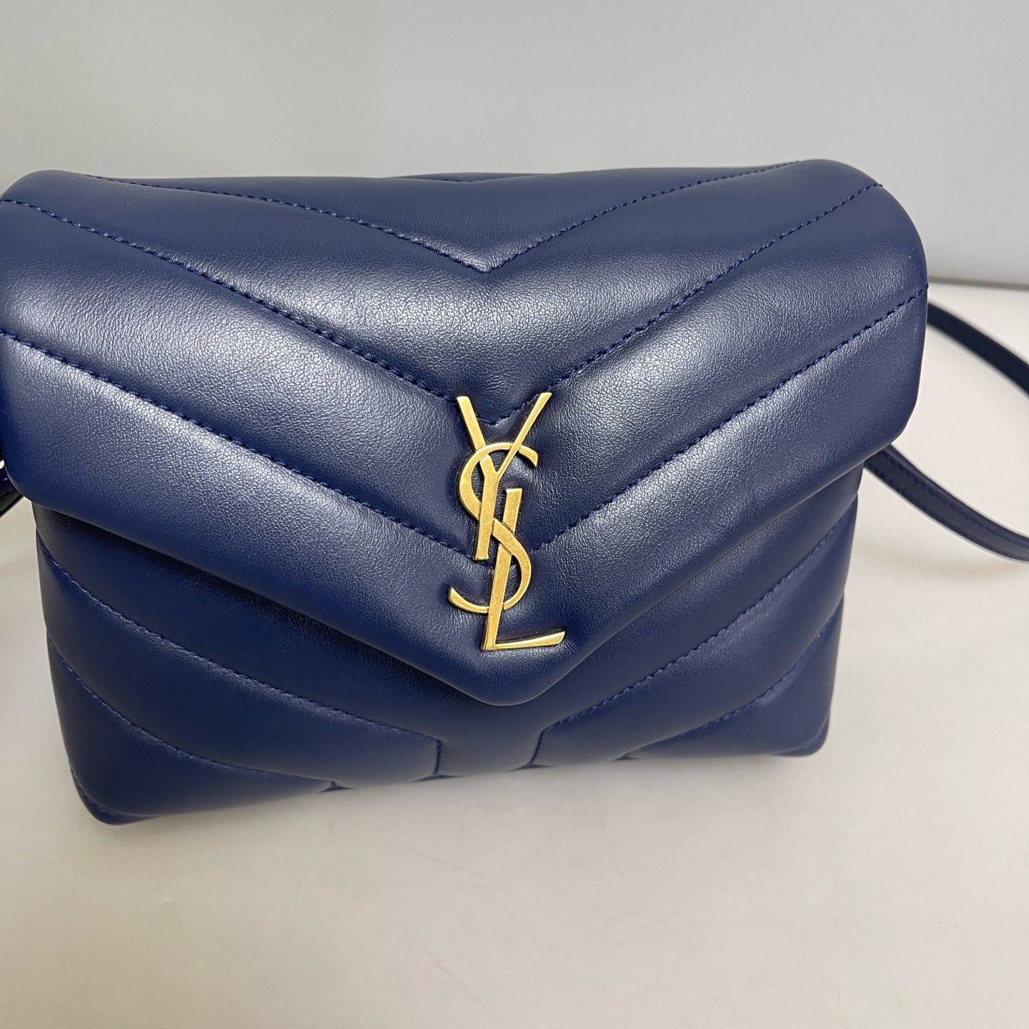 Saint Laurent - Loulou Toy - Leather - Blue - (mini)