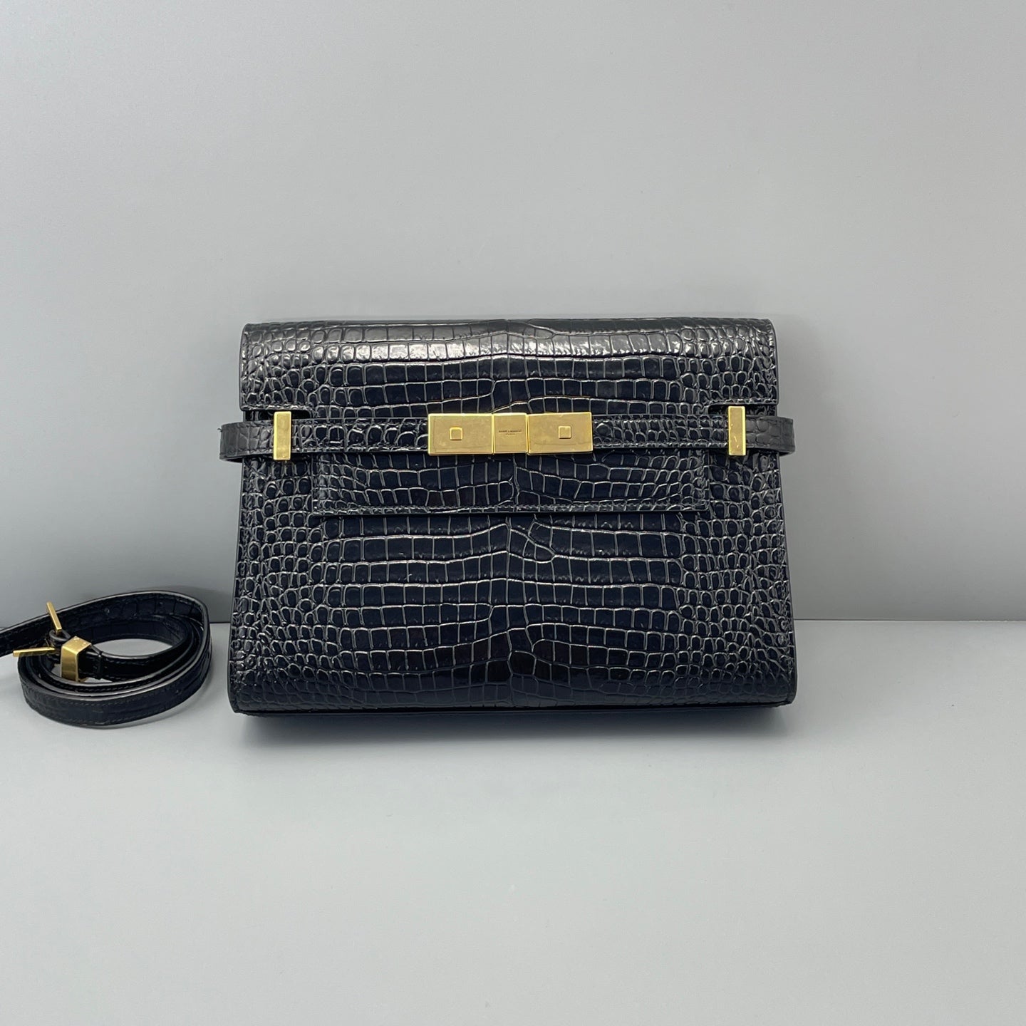 Saint Laurent - Manhattan - Leather - Black