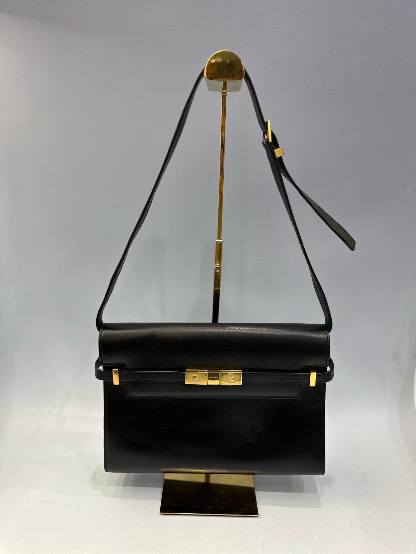 Saint Laurent - Manhattan Box - Cowhide leather - Black - (Medium)