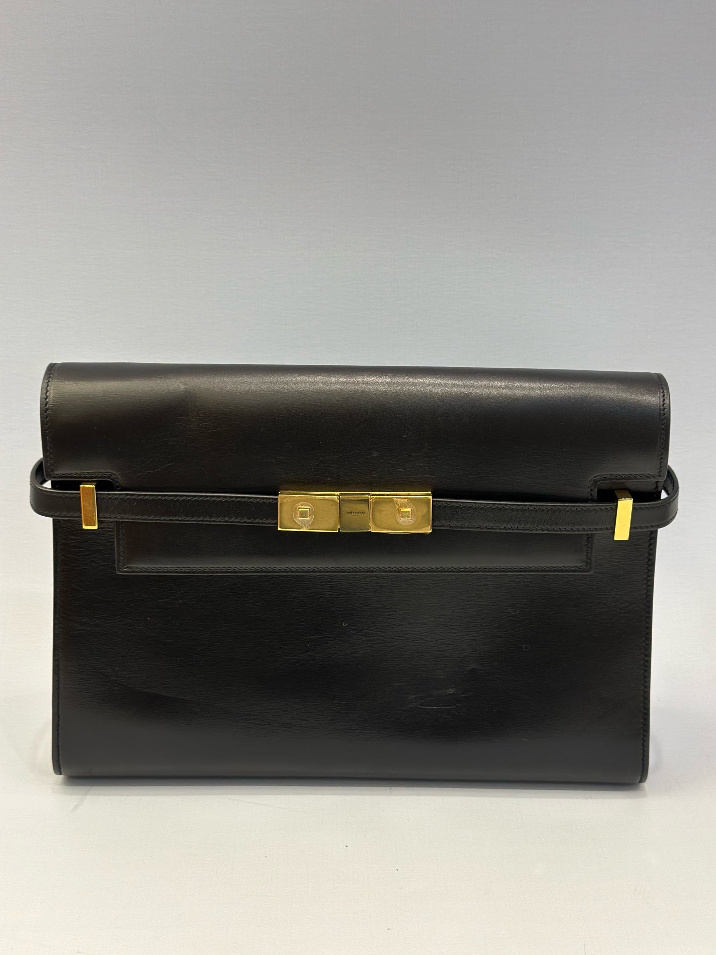Saint Laurent - Manhattan Box - Cowhide leather - Black - (Medium)