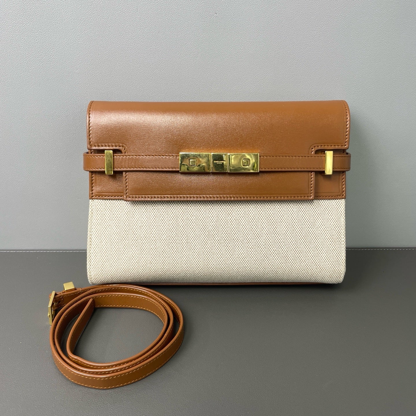 Saint Laurent - Manhattan Box - Leather - Multicolour - (small)