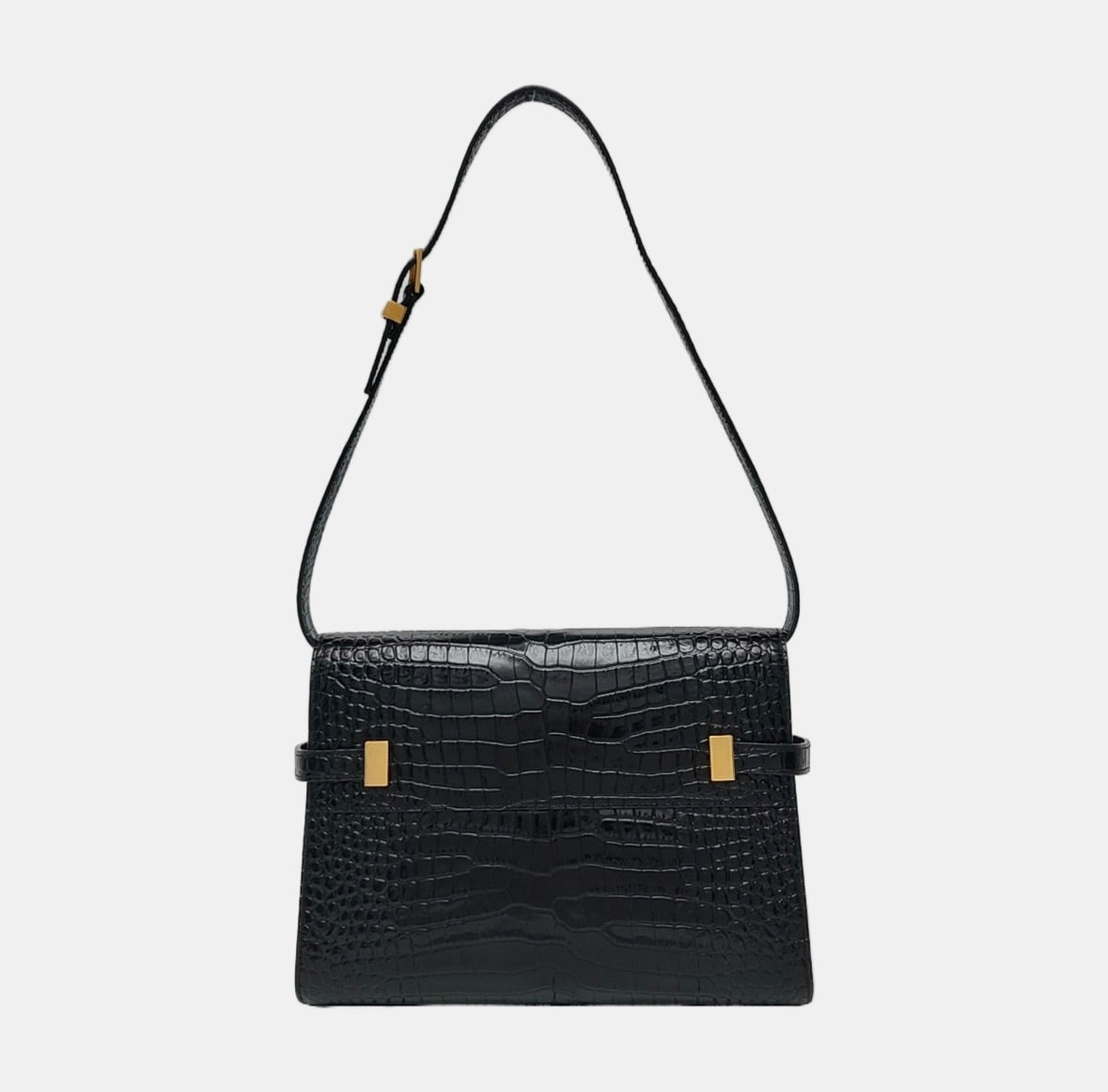 Saint Laurent - Manhattan - Exotic leathers - Crocodile - Black - (small)