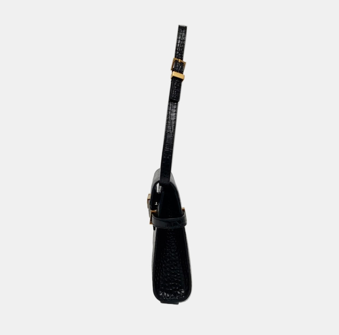 Saint Laurent - Manhattan - Exotic leathers - Crocodile - Black - (small)