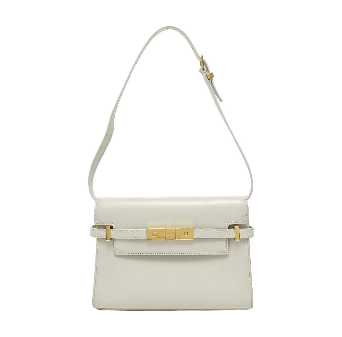 Saint Laurent - Manhattan - Leather - Beige - (mini)