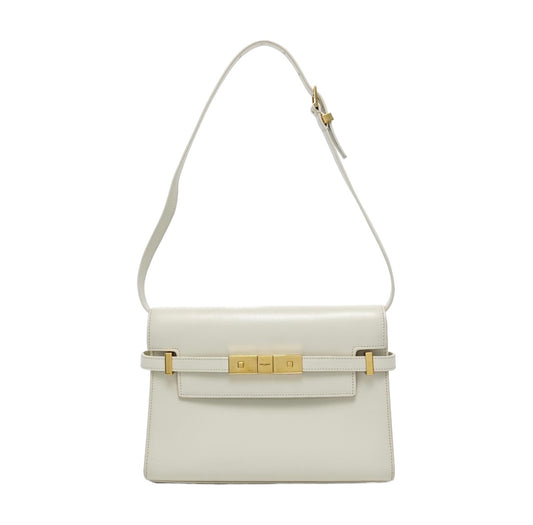 Saint Laurent - Manhattan - Leather - Beige - (mini)