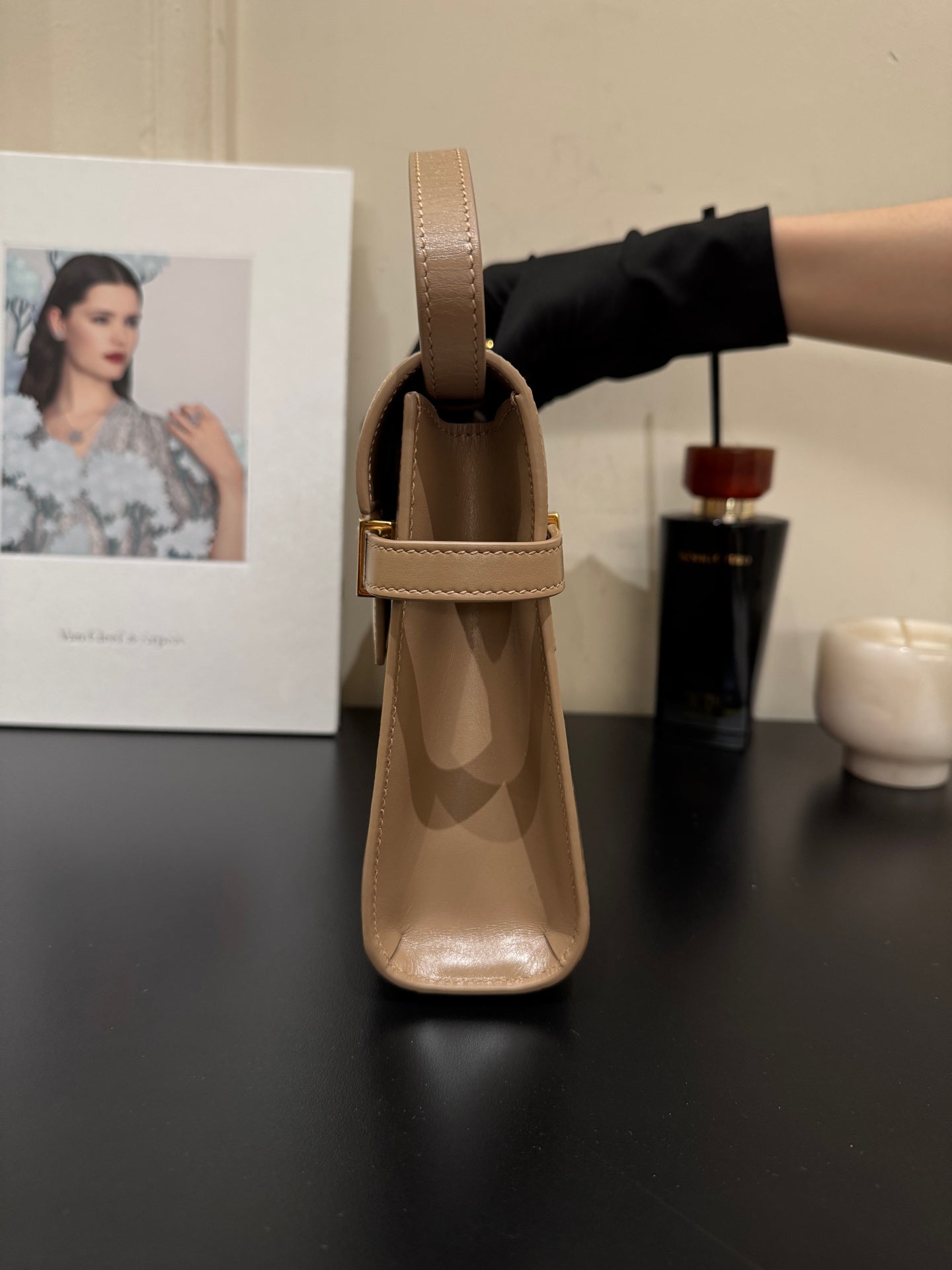Saint Laurent - Manhattan - Leather - Beige - (mini)