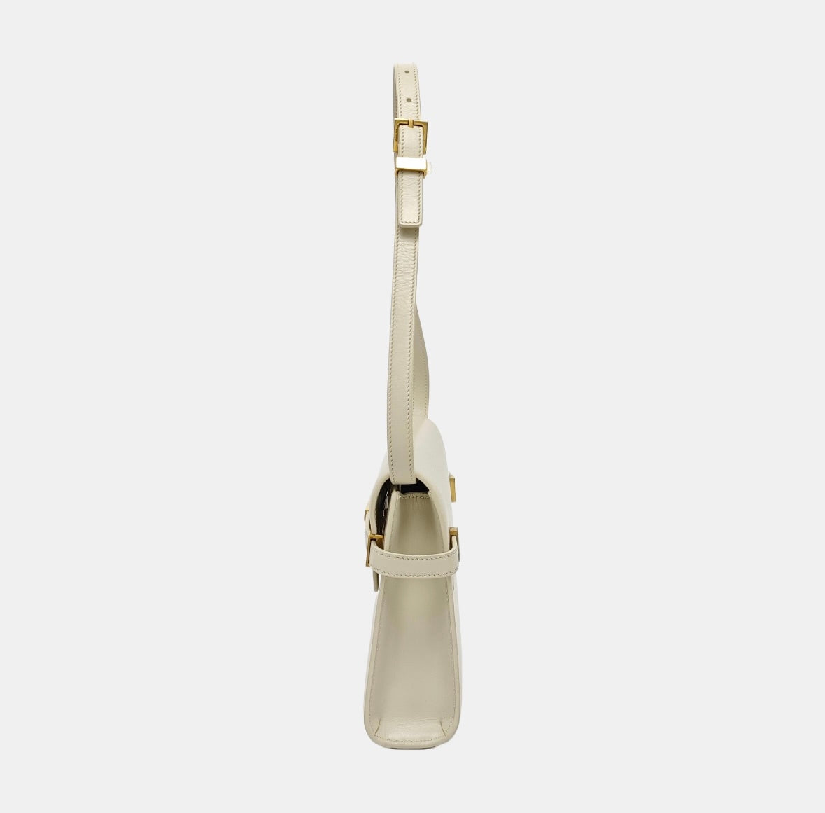 Saint Laurent - Manhattan - Leather - Beige - (mini)