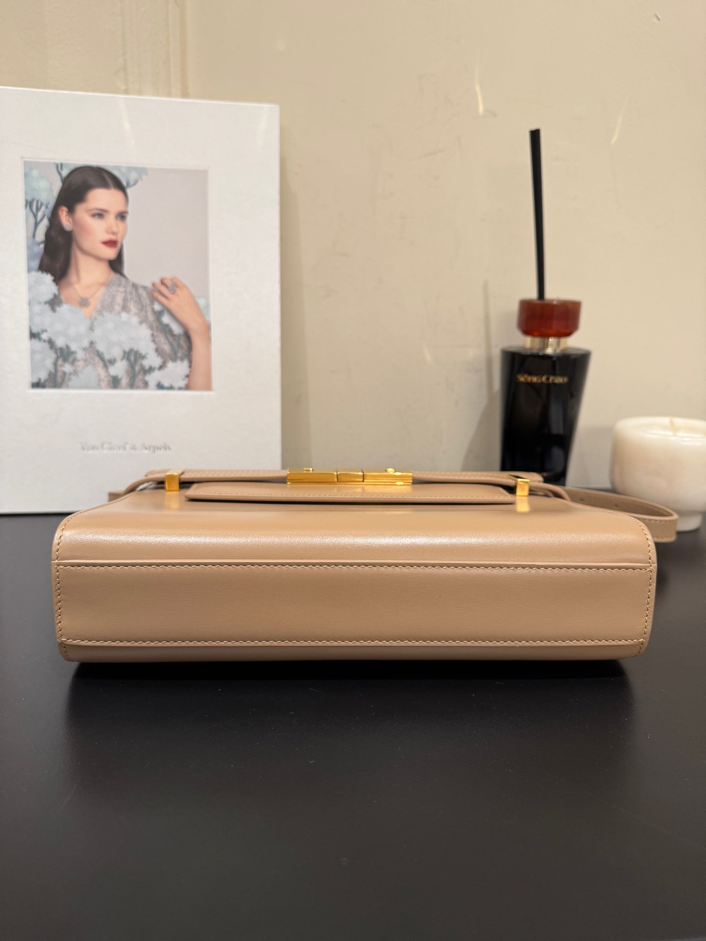 Saint Laurent - Manhattan - Leather - Beige - (mini)