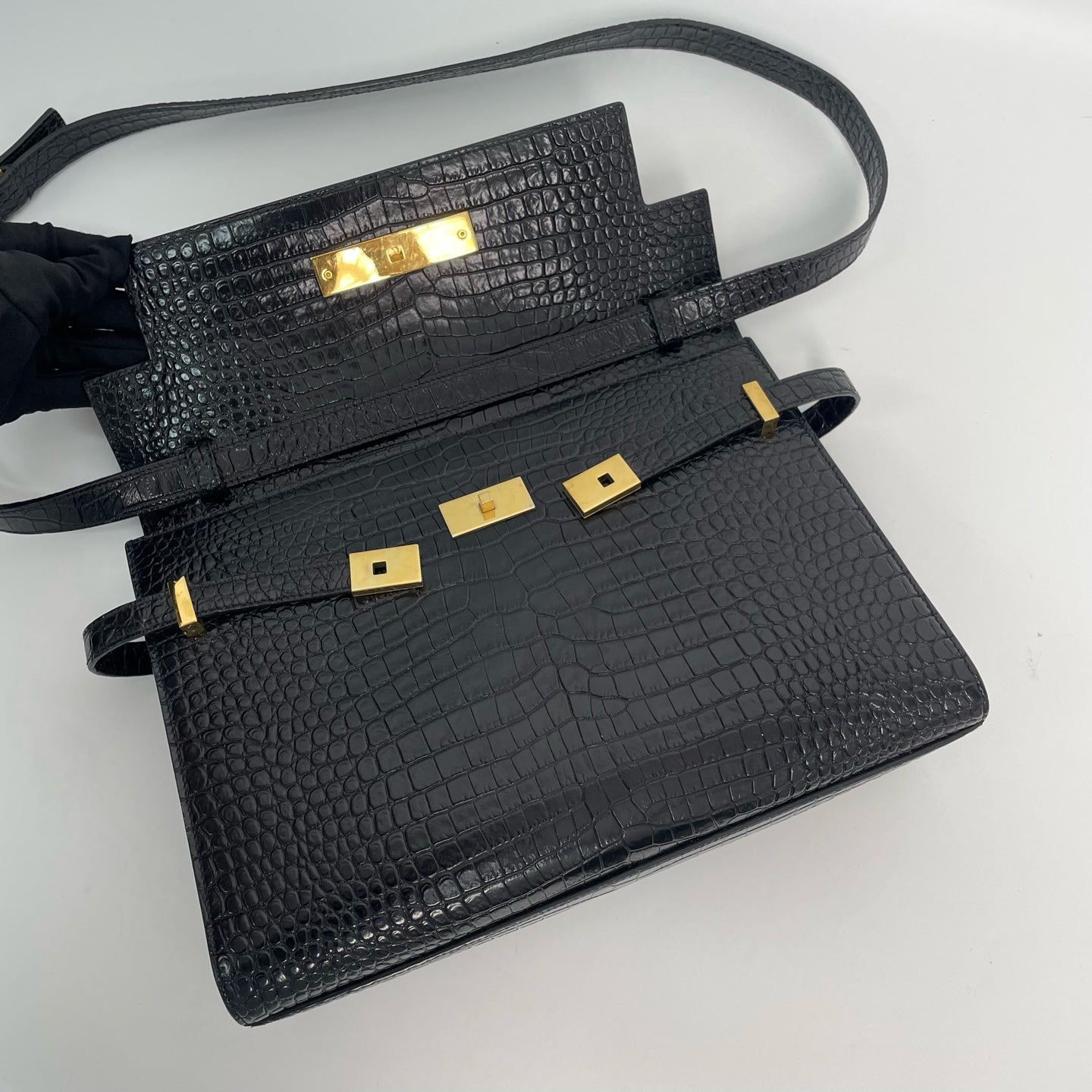 Saint Laurent - Manhattan - Leather - Black - (medium)