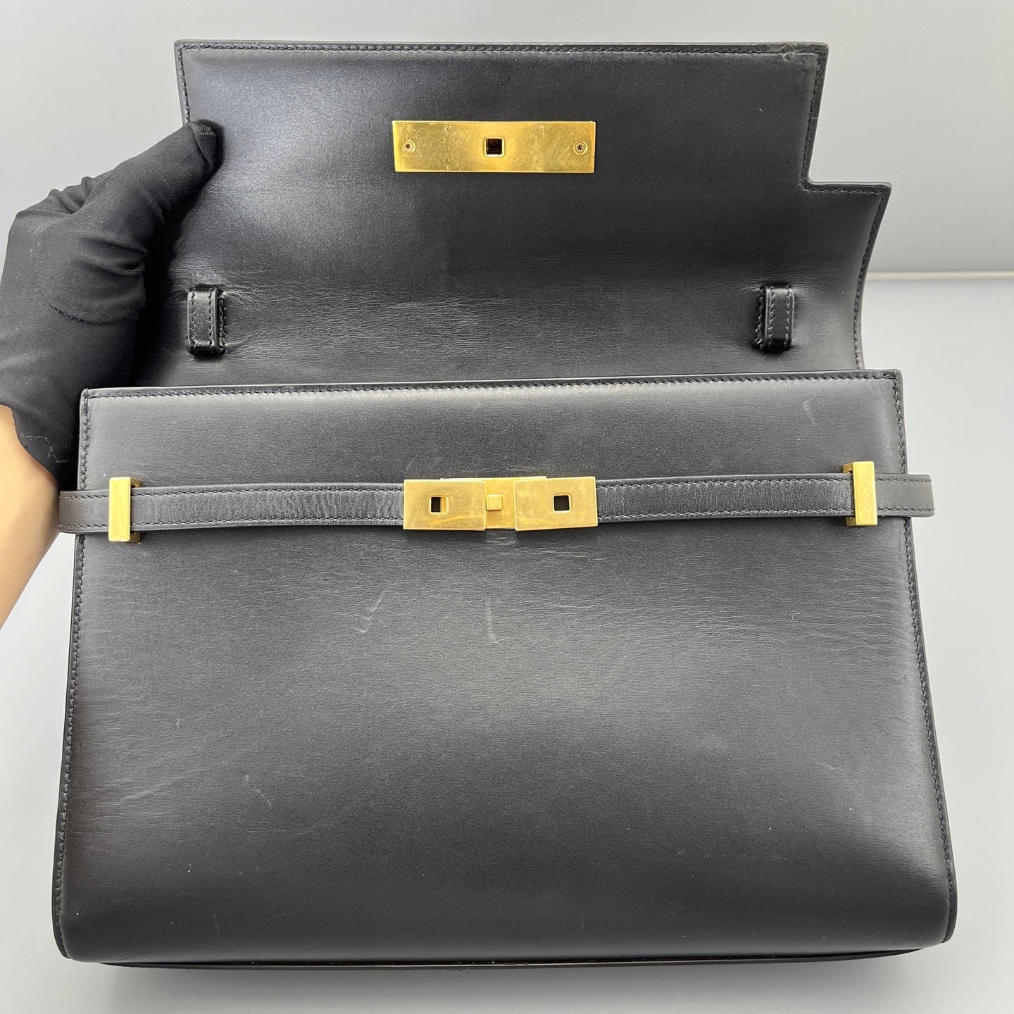 Saint Laurent - Manhattan - Leather - Black - (medium)