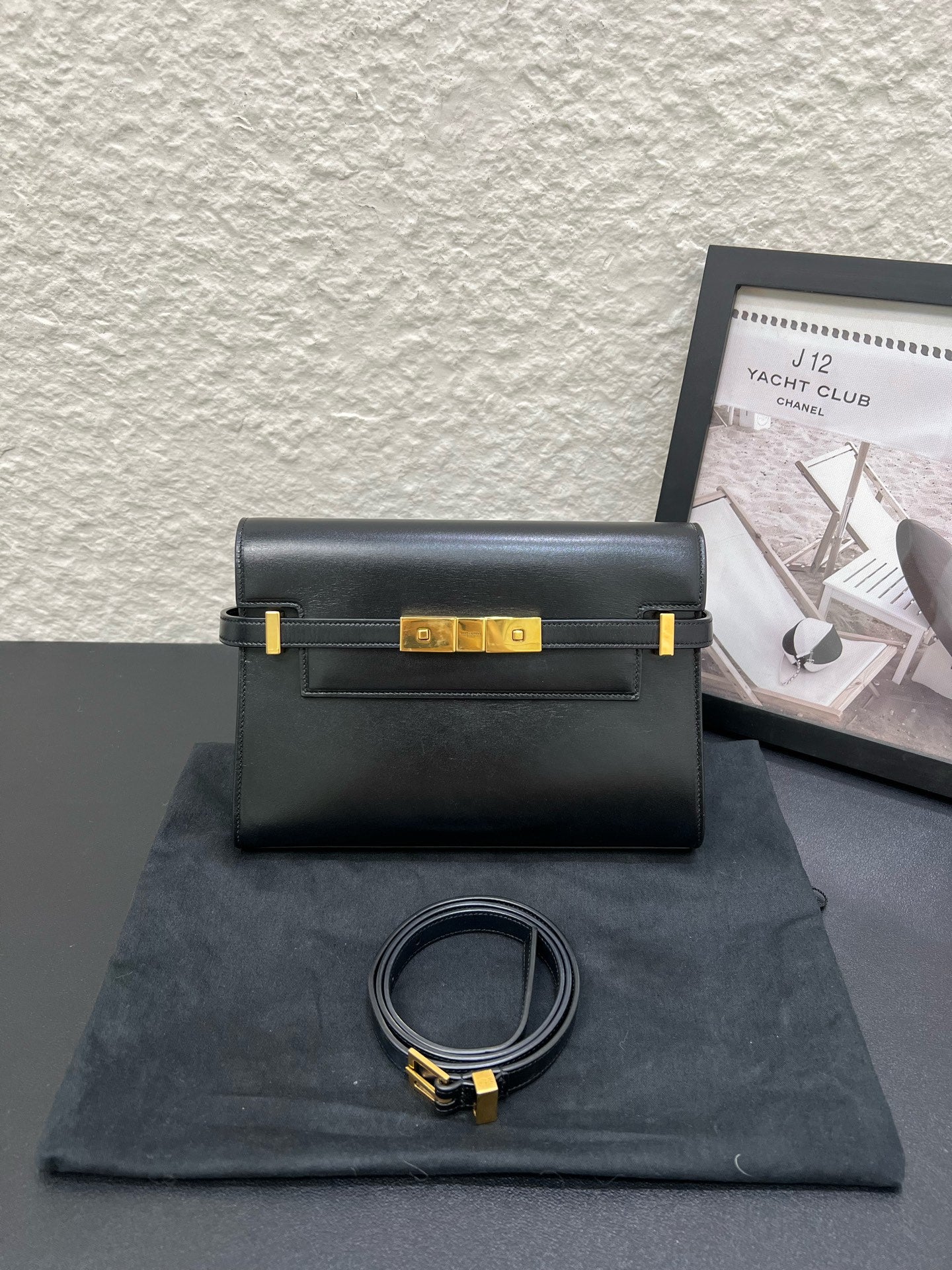 Saint Laurent - Manhattan - Leather - Black - (small)