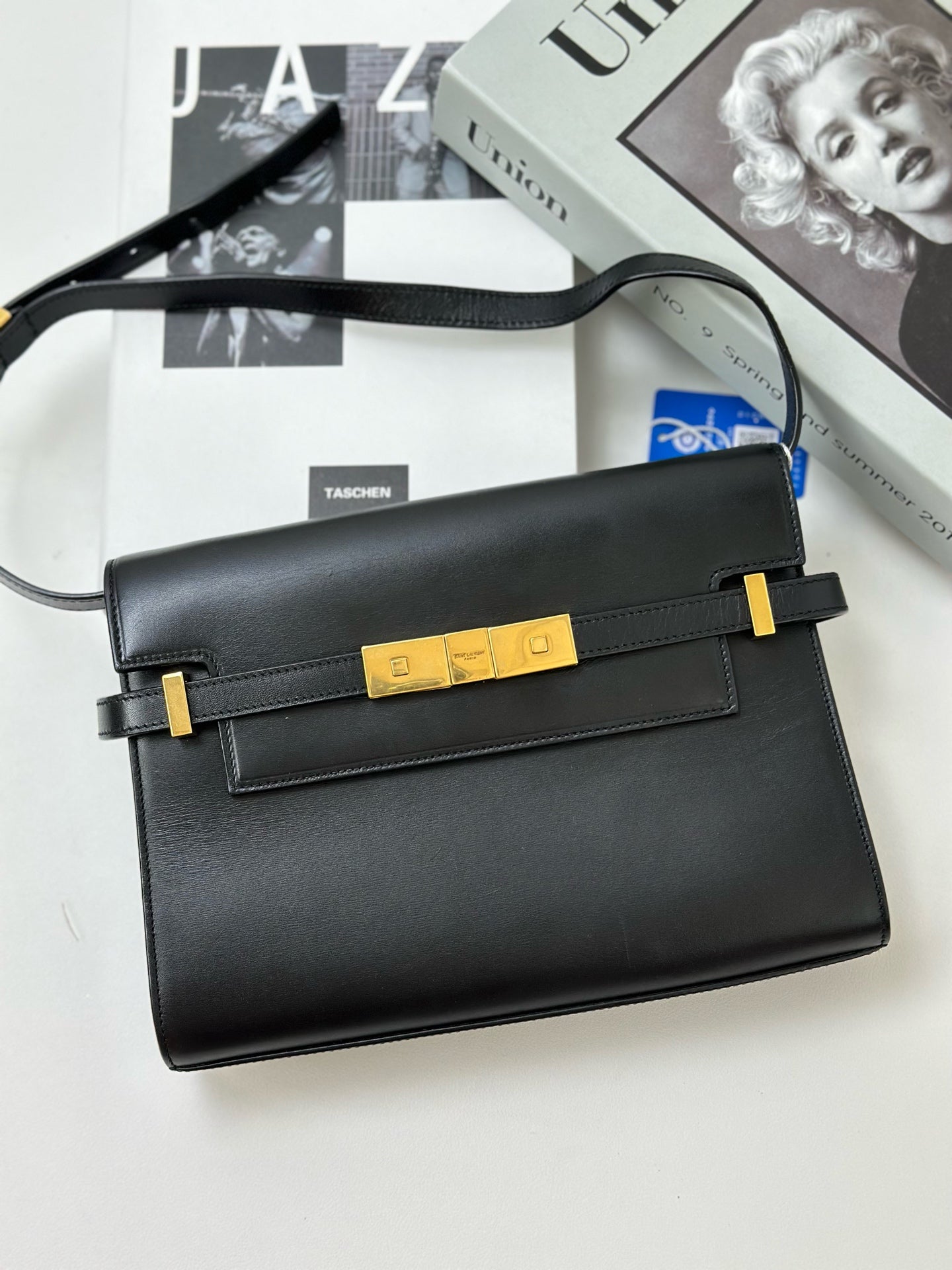 Saint Laurent - Manhattan - Leather - Black - (small)