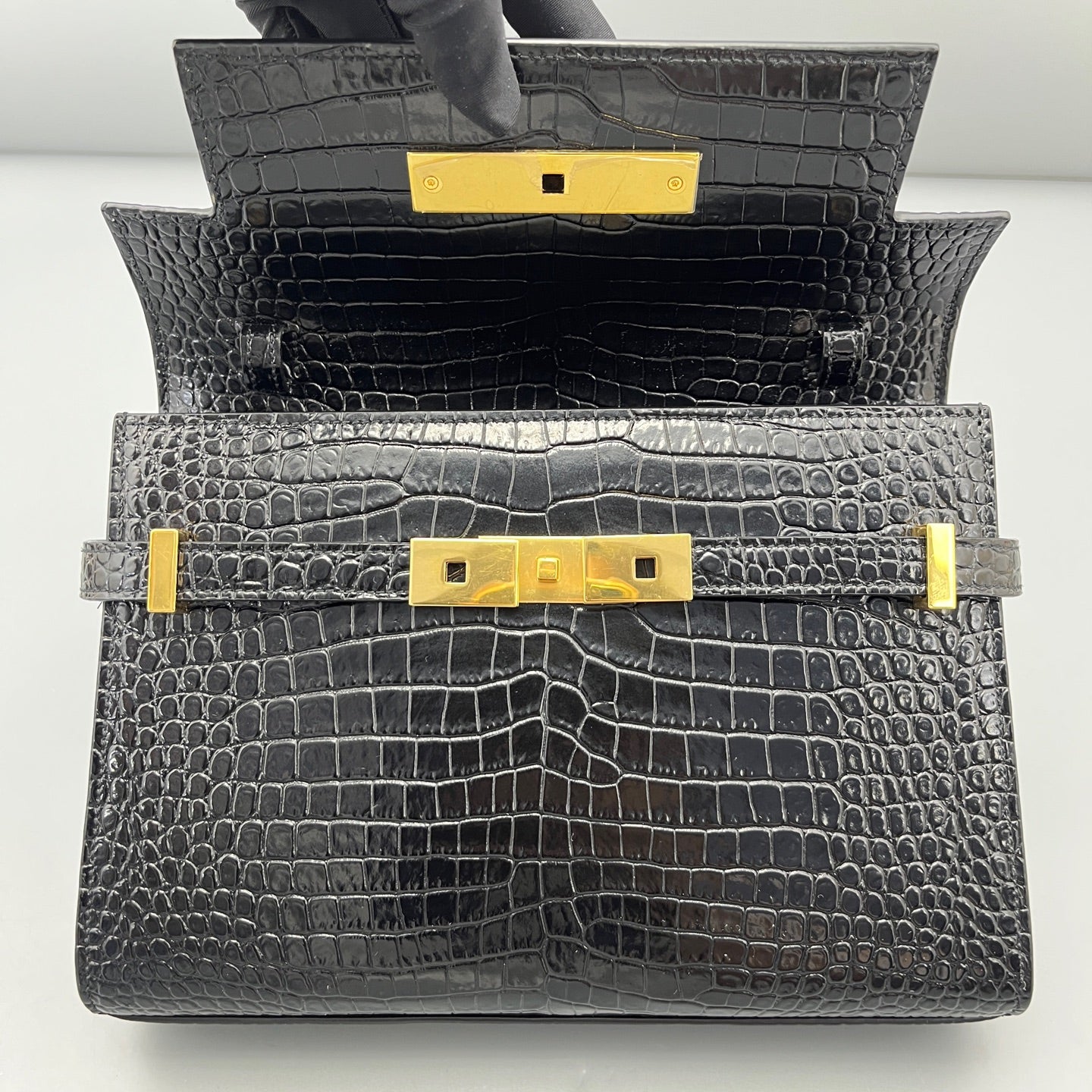 Saint Laurent - Manhattan - Leather - Black - (small)