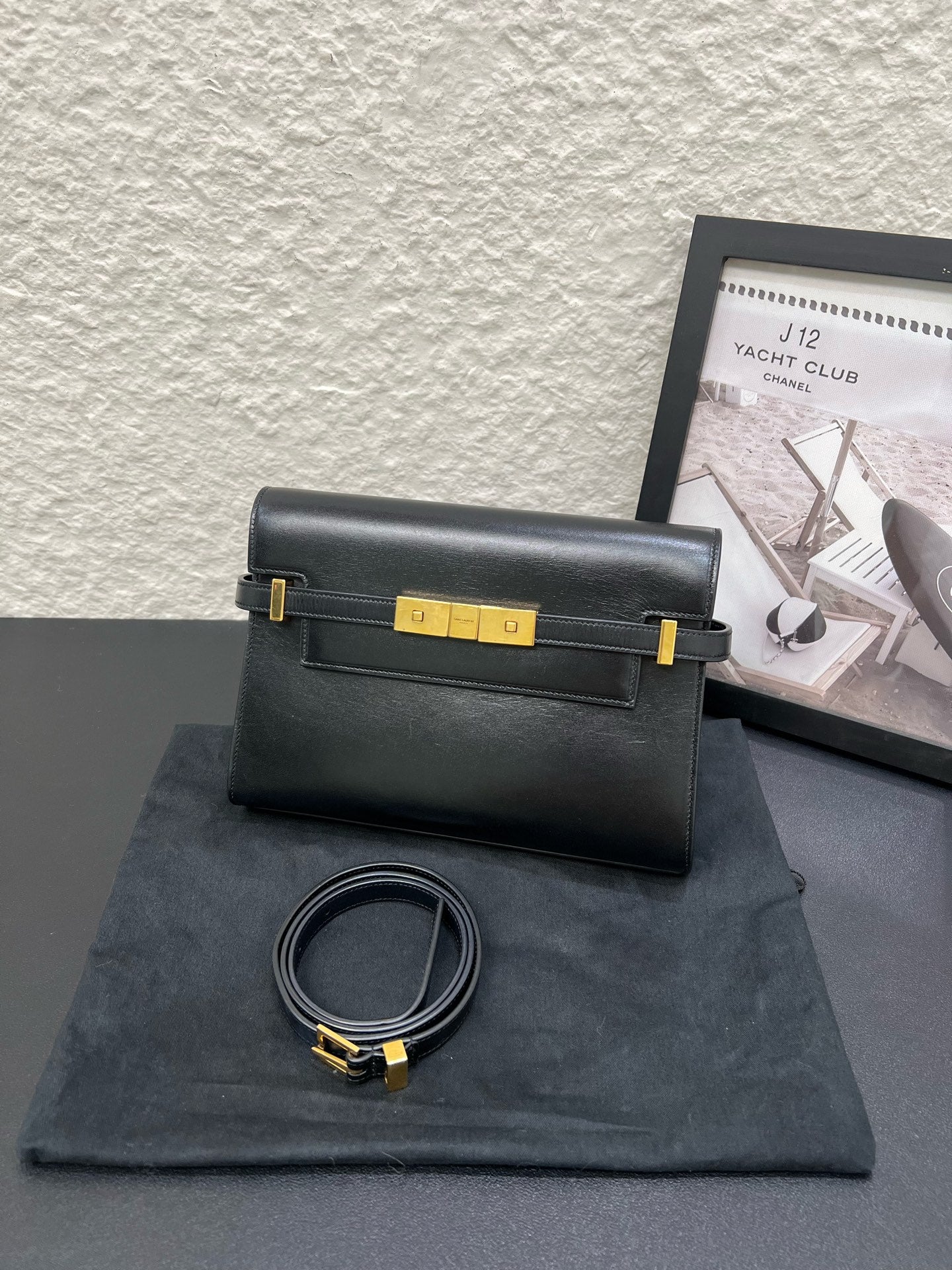 Saint Laurent - Manhattan - Leather - Black - (small)