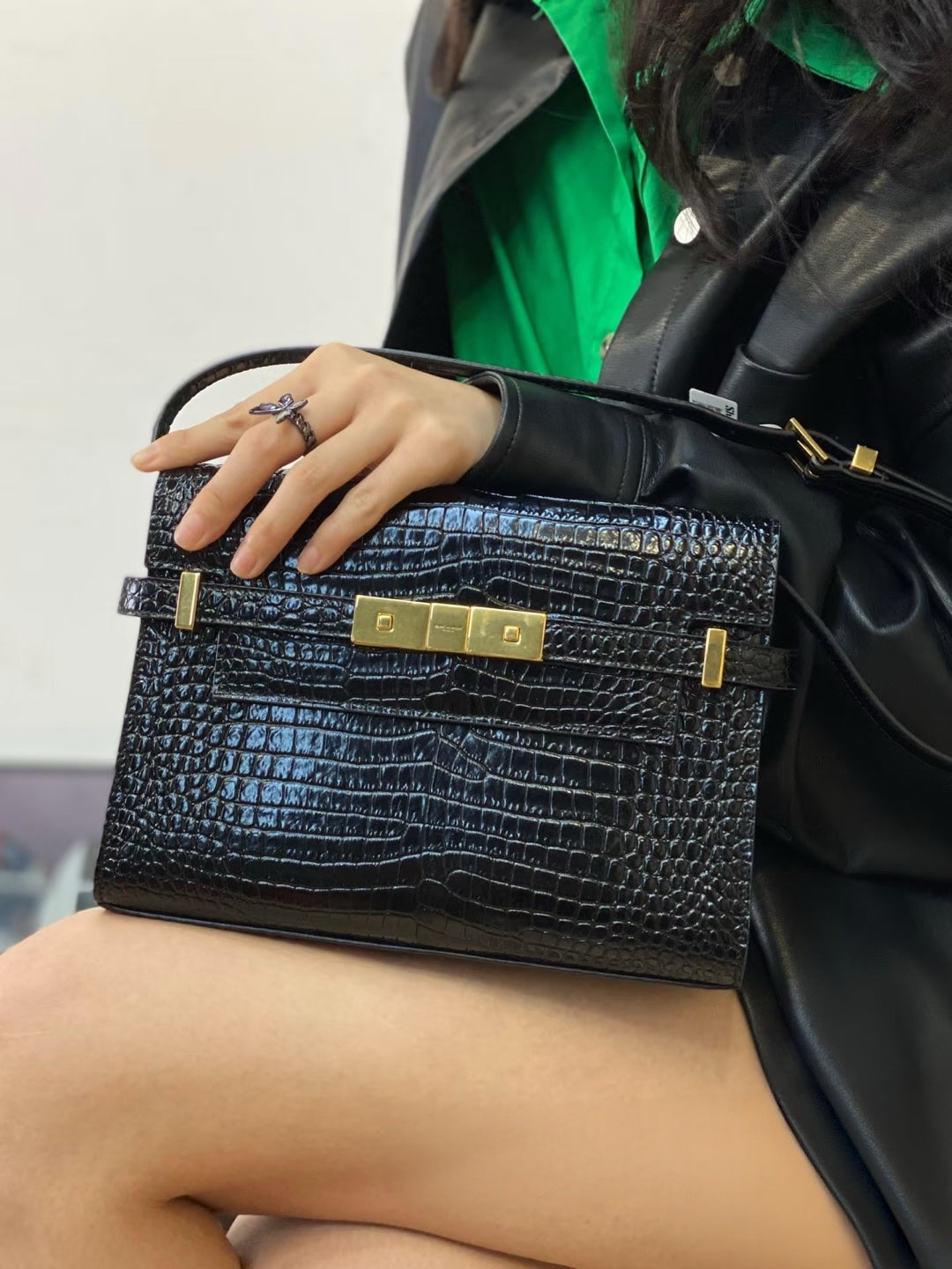 Saint Laurent - Manhattan - Leather - Black - (small)
