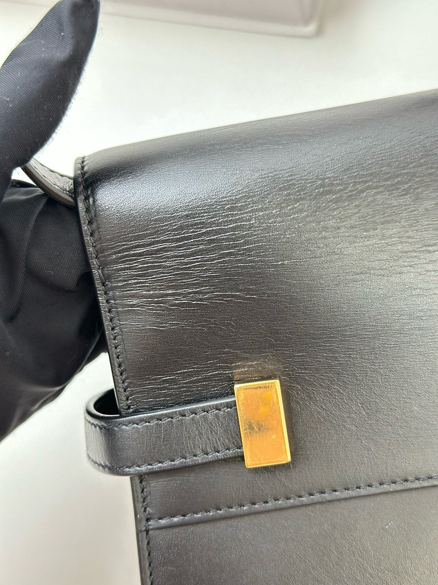 Saint Laurent - Manhattan - Leather - Black - (small)