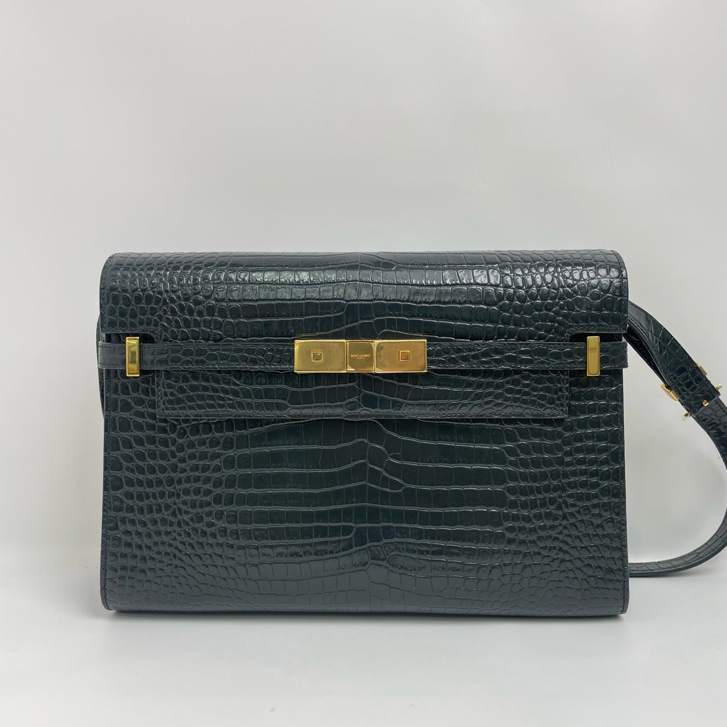 Saint Laurent - Manhattan - Leather - Green - (small)