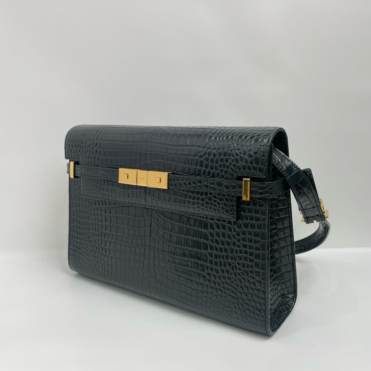Saint Laurent - Manhattan - Leather - Green - (small)