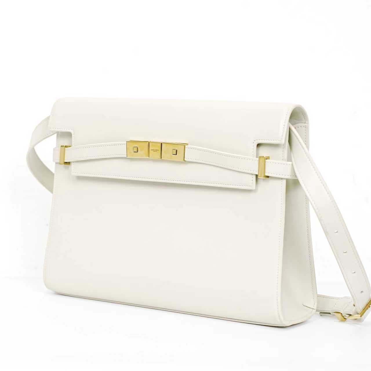 Saint Laurent - Manhattan - Leather - White - (medium)