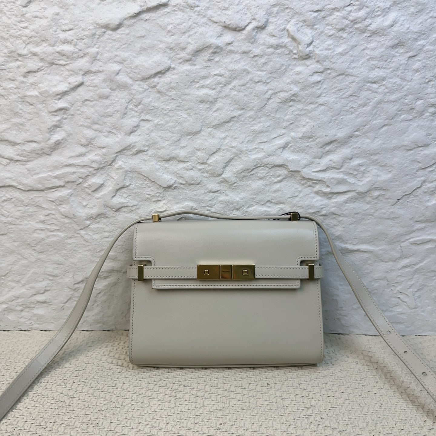 Saint Laurent - Manhattan - Leather - White - (mini)