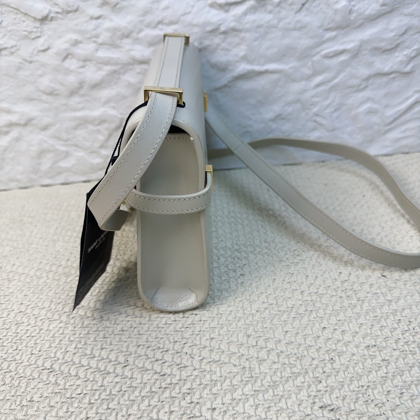 Saint Laurent - Manhattan - Leather - White - (mini)