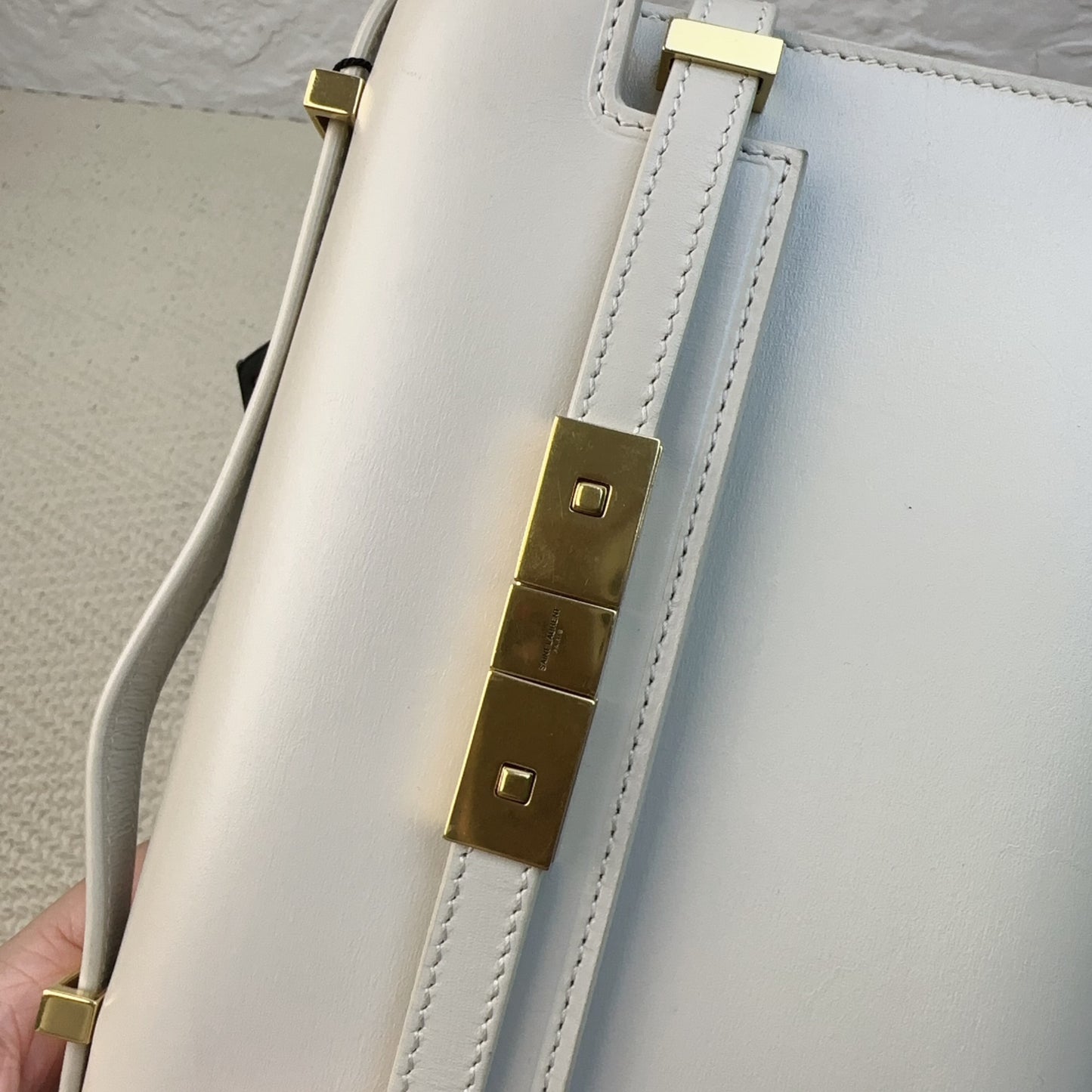 Saint Laurent - Manhattan - Leather - White - (mini)