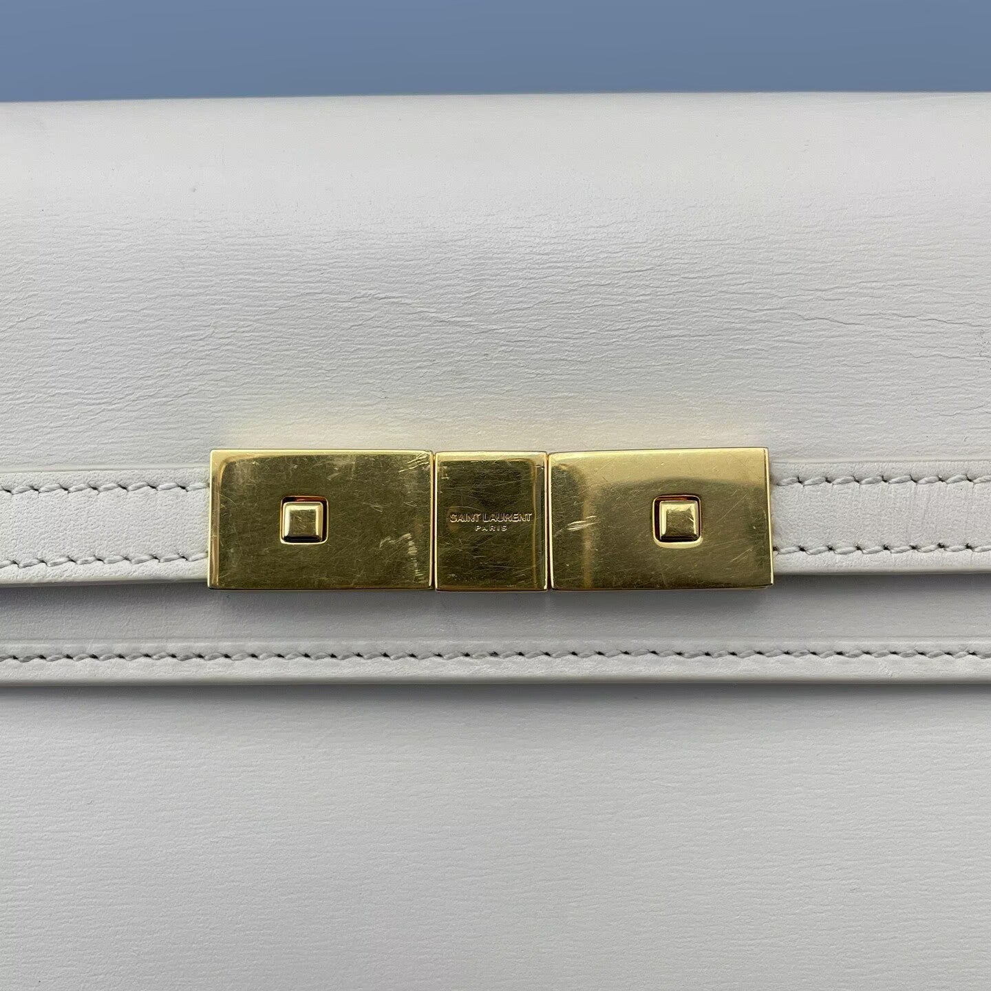 Saint Laurent - Manhattan Mini - Leather - White - (mini)