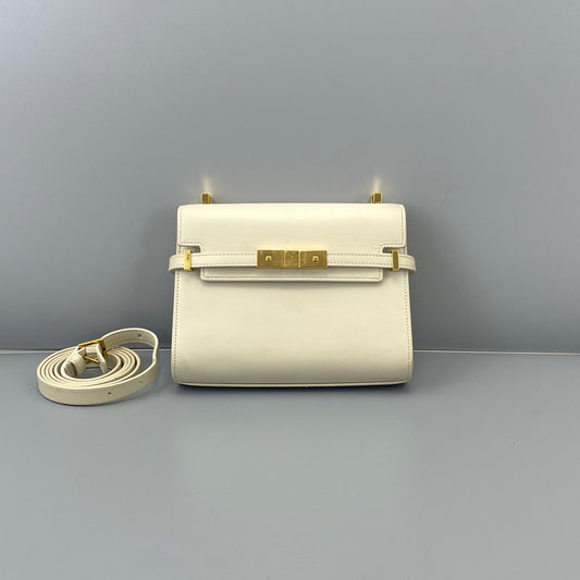 Saint Laurent - Manhattan Mini - Leather - White - (mini)