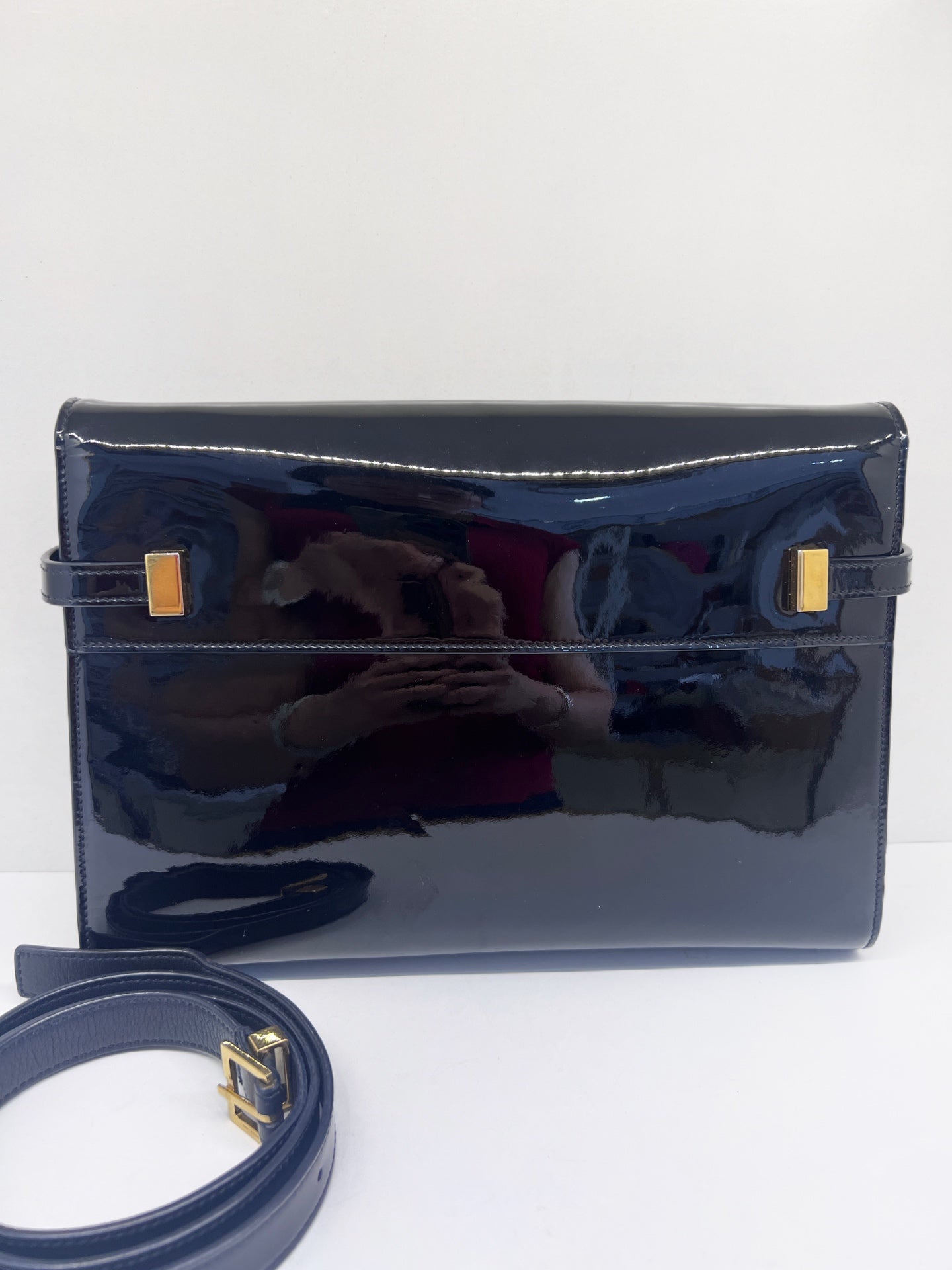 Saint Laurent - Manhattan - Patent leather - Black - (medium)