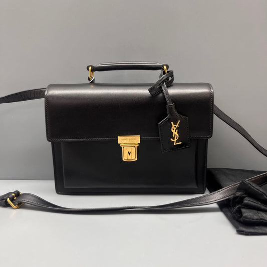 Saint Laurent - High School - Leather - Black - (Small)