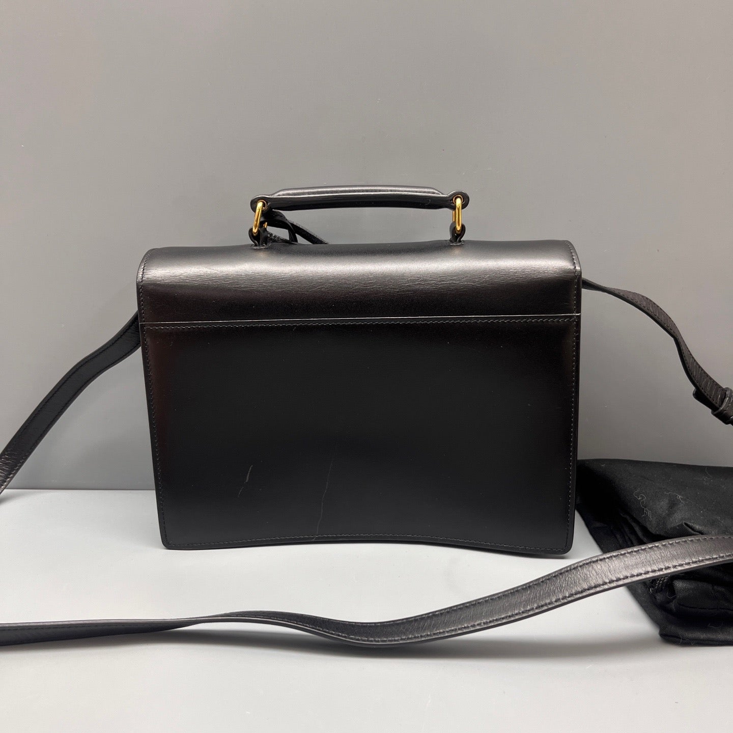 Saint Laurent - High School - Leather - Black - (Small)