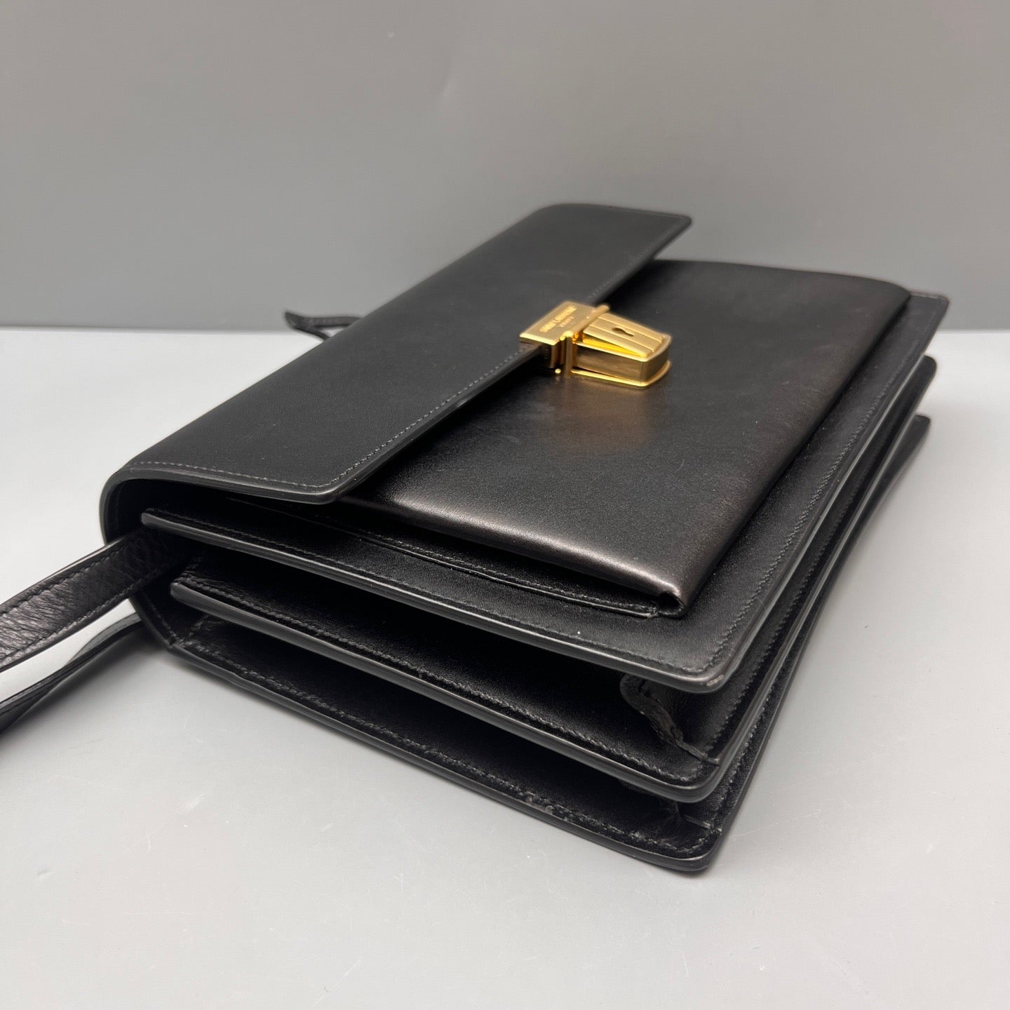Saint Laurent - High School - Leather - Black - (Small)
