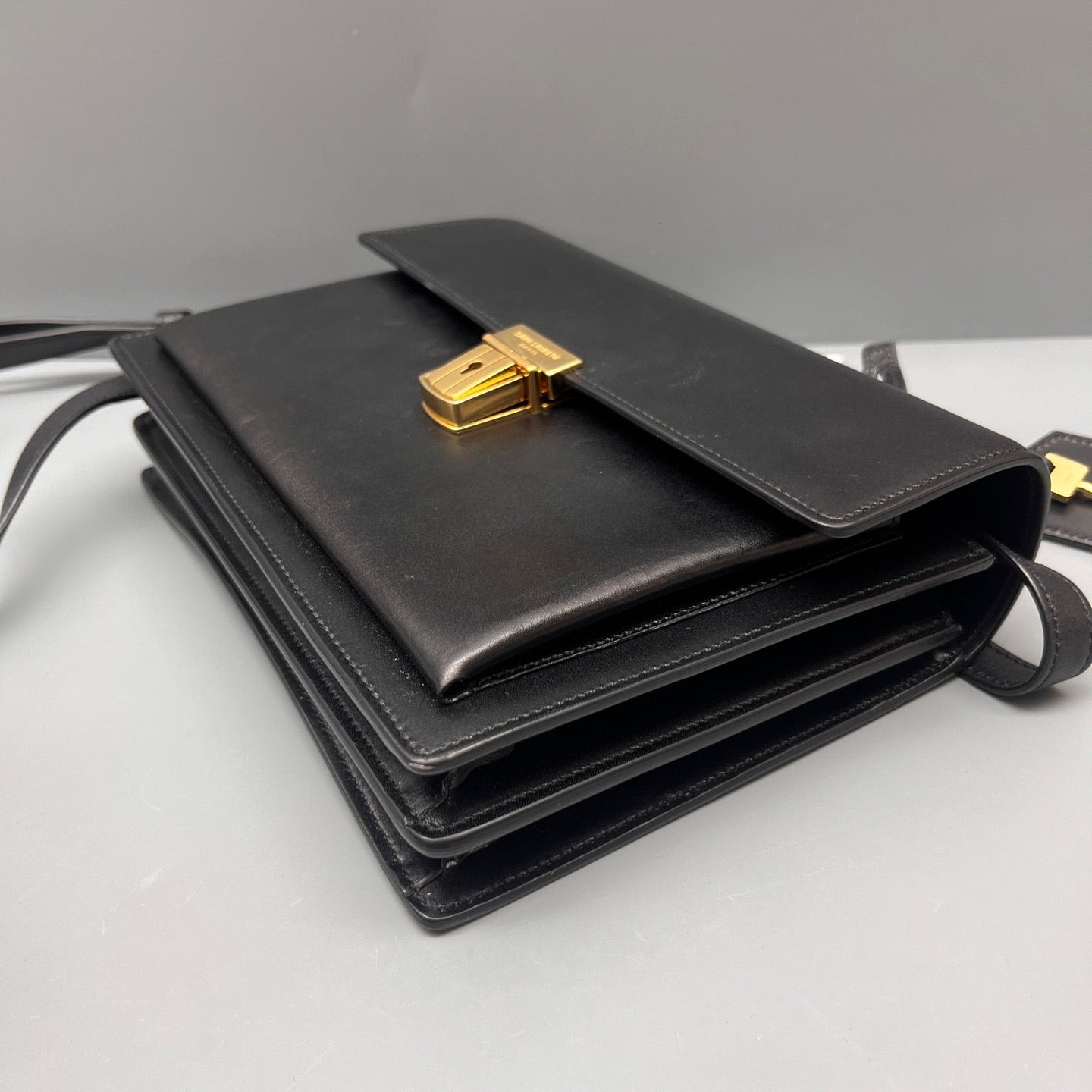 Saint Laurent - High School - Leather - Black - (Small)