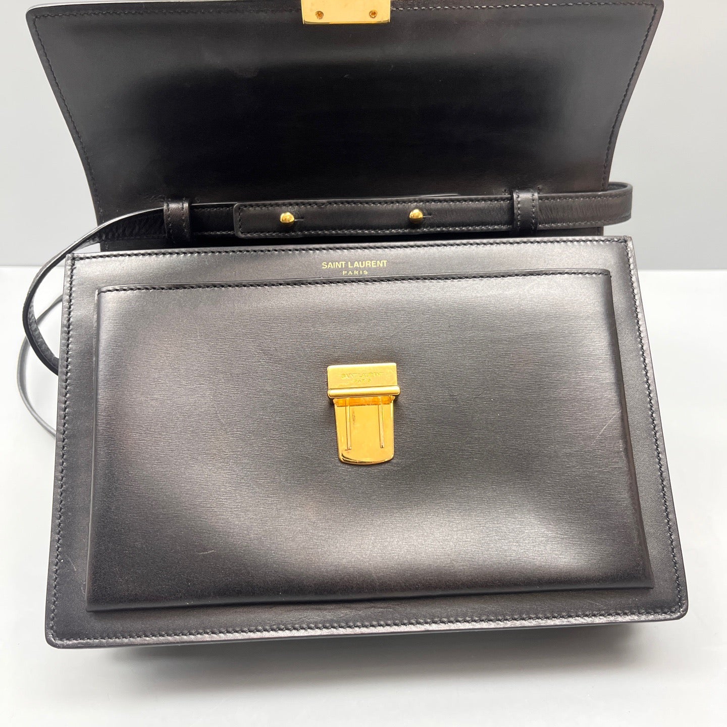 Saint Laurent - High School - Leather - Black - (Small)